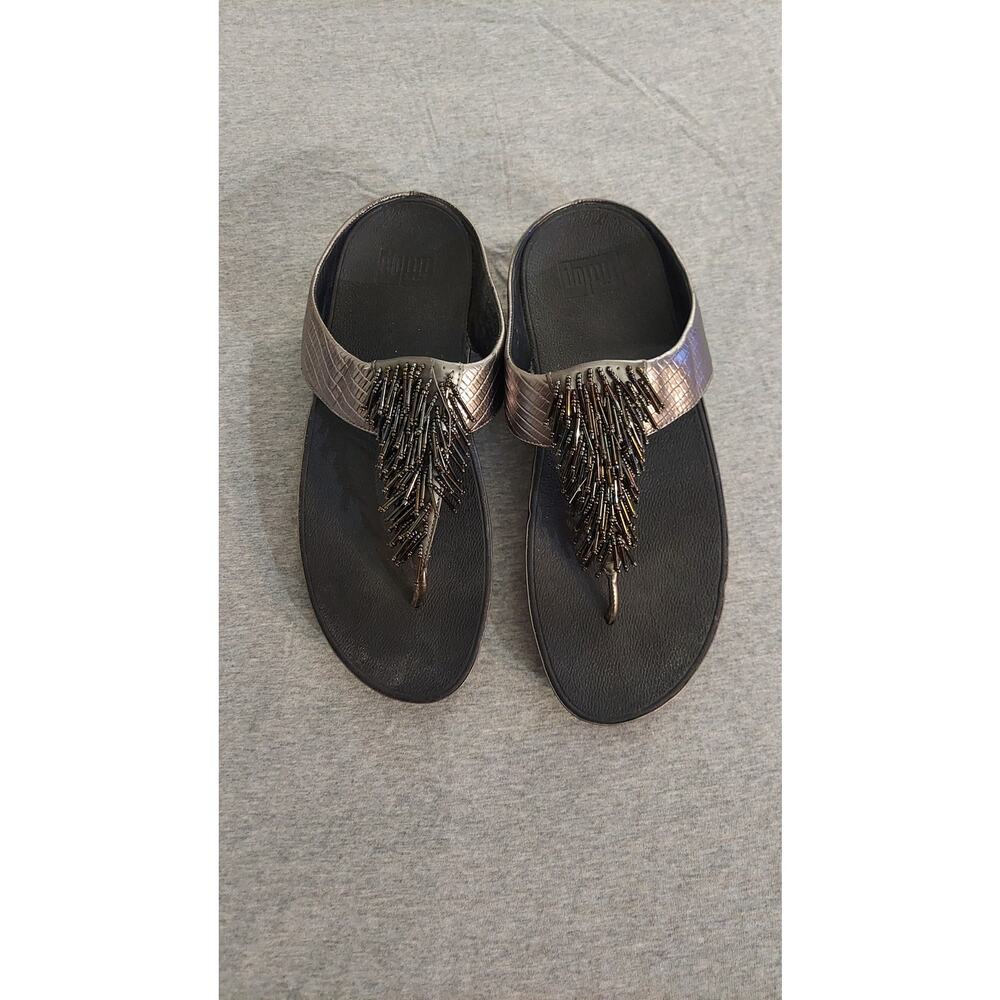 Fit Flop Cha Cha Women Thong Slip on Sandals  Sz 10